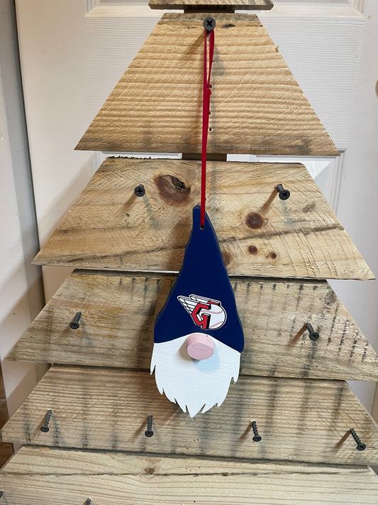 Cleveland Guardians Themed Gnome Ornament