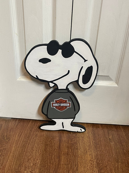 Harley Davidson Themed Snoopy