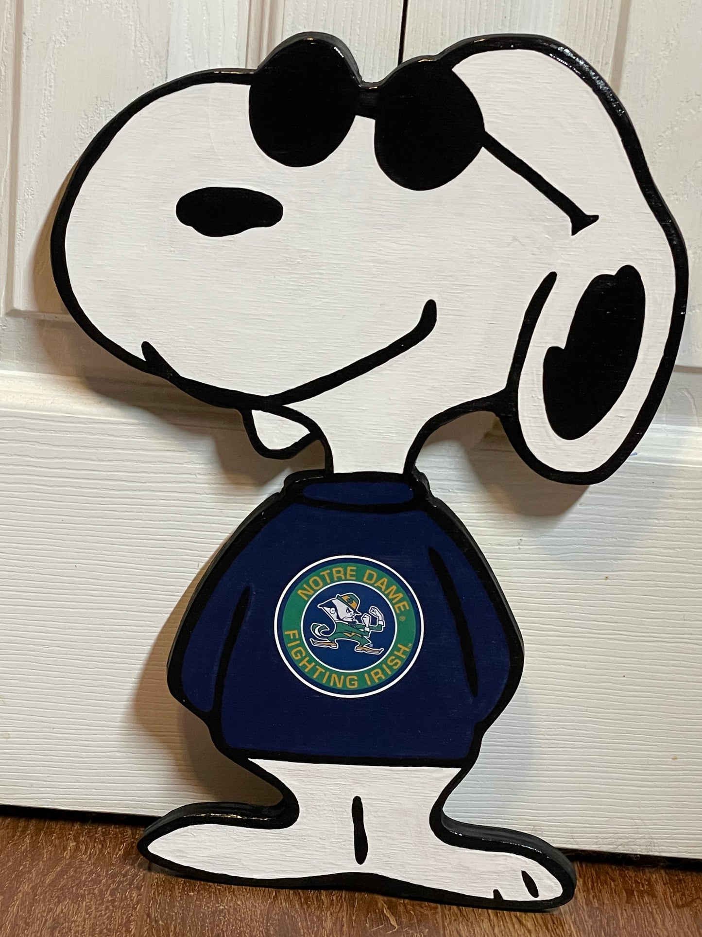 Notre Dame Themed Snoopy