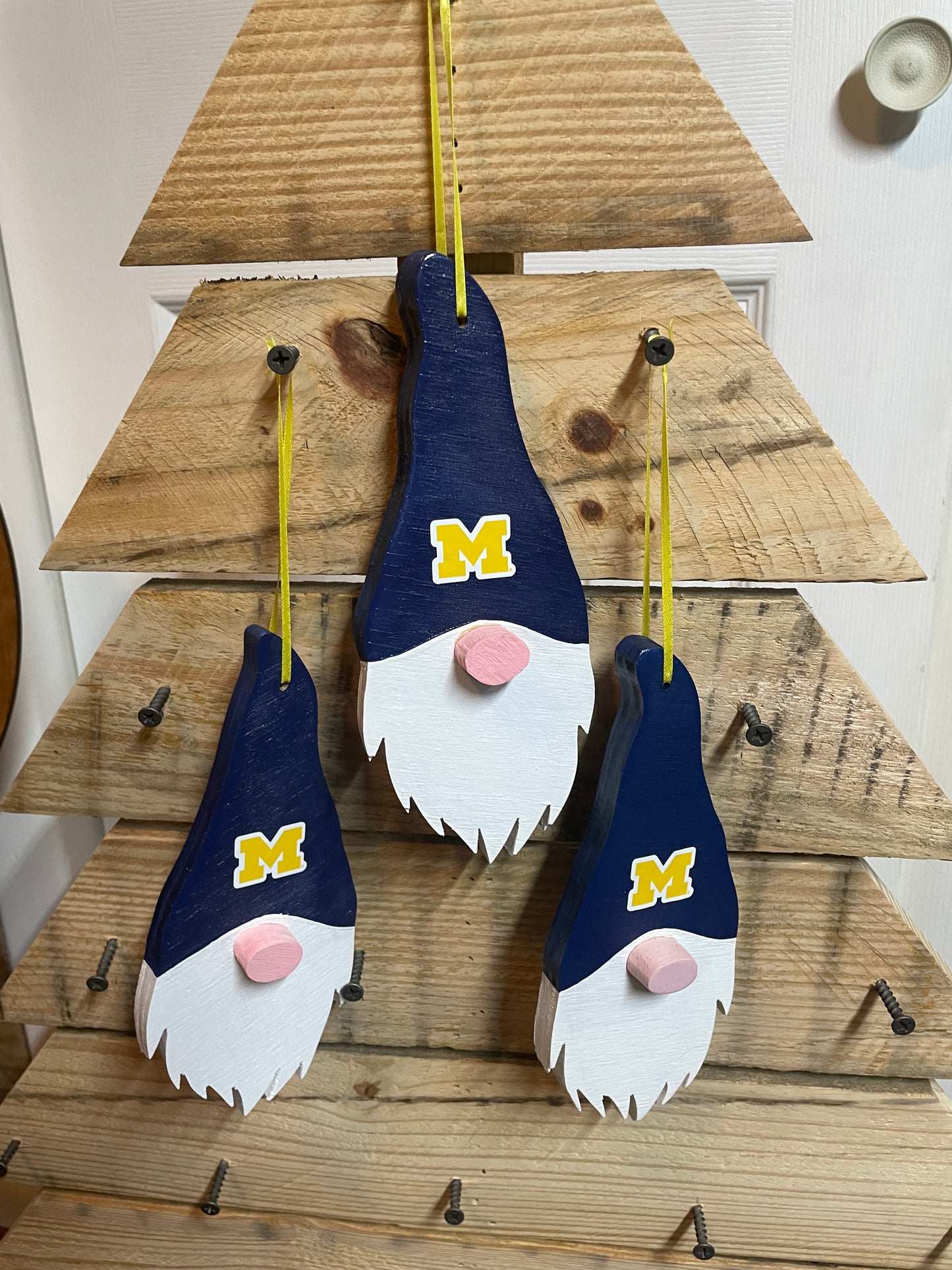 Michigan Themed Gnome Ornament