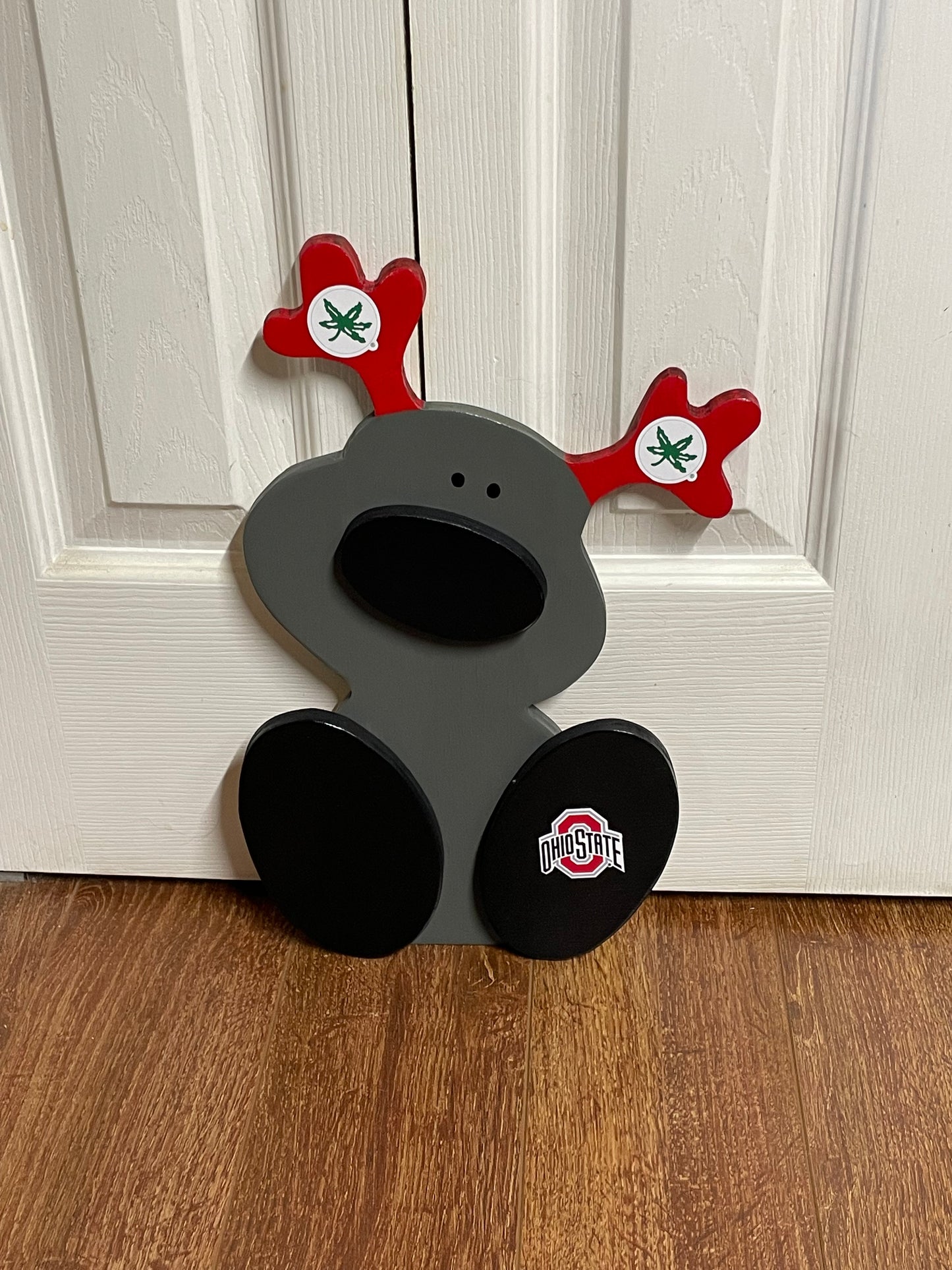 Ohio State Themed Riendeer