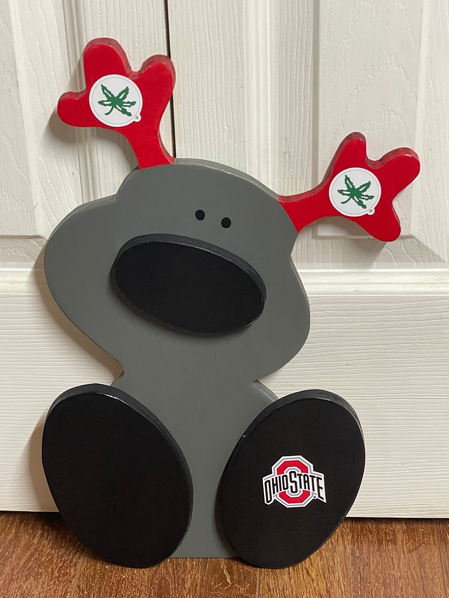 Ohio State Themed Riendeer