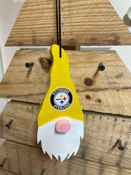 Pittsburgh Steelers Themed Gnome Ornament