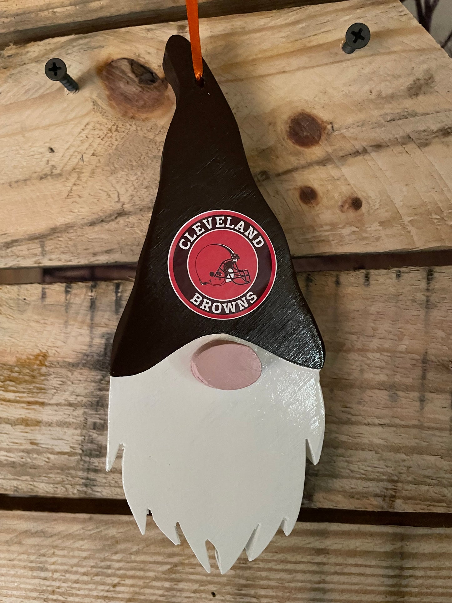 Cleveland Browns Themed Gnome Ornament