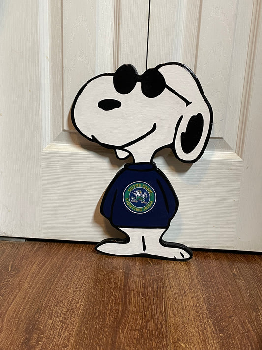 Notre Dame Themed Snoopy