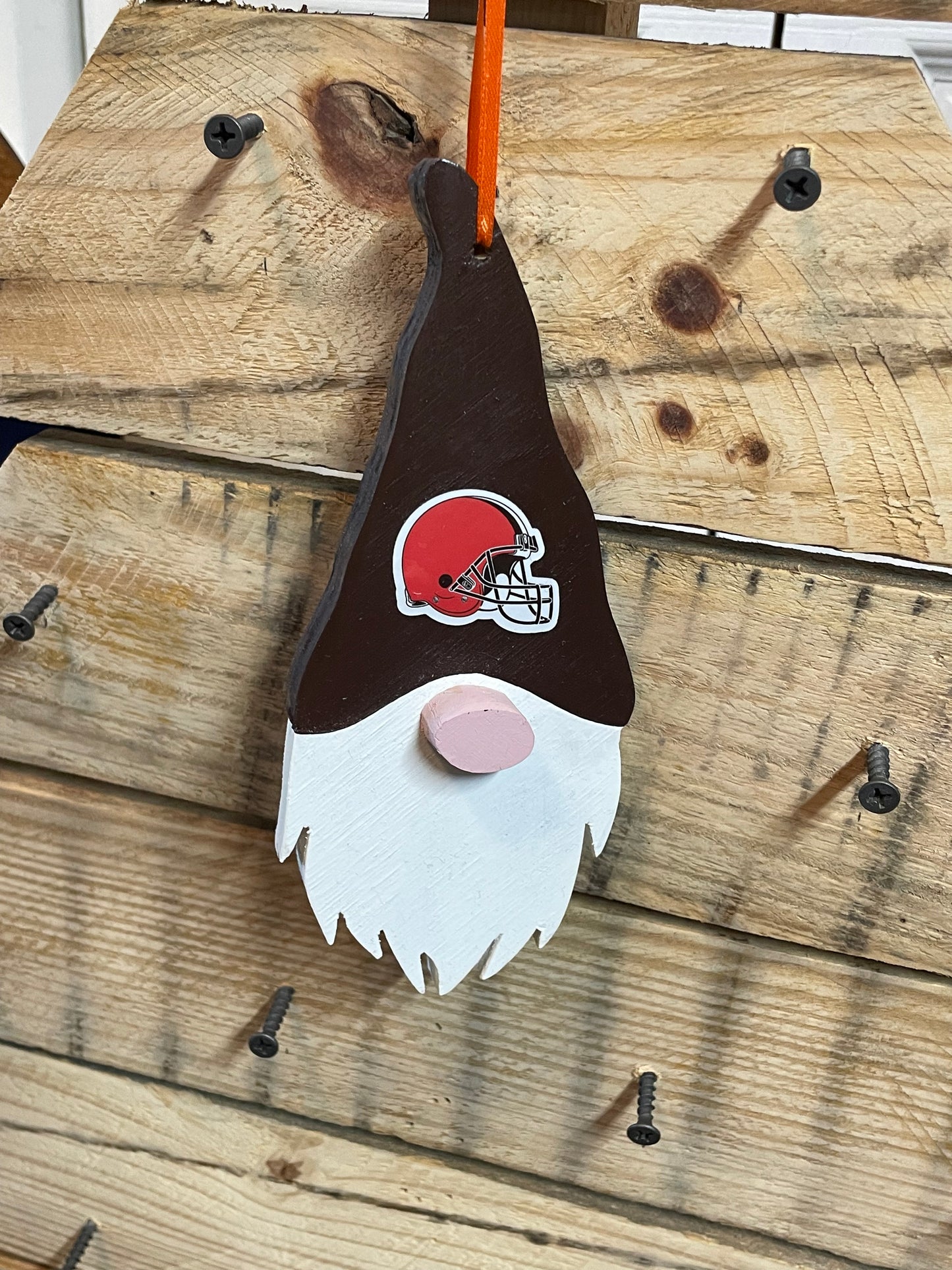 Cleveland Browns Themed Gnome Ornament