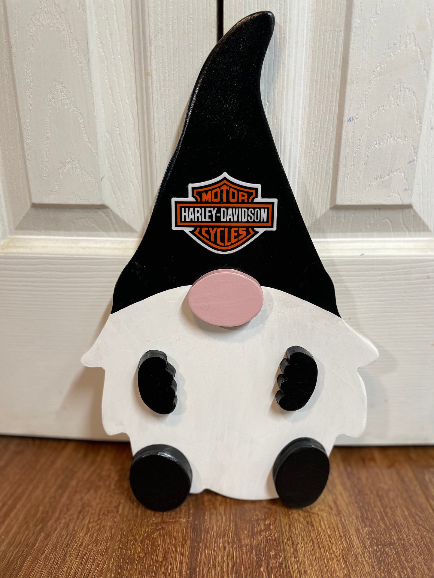 Harley Davidson Themed Gnome