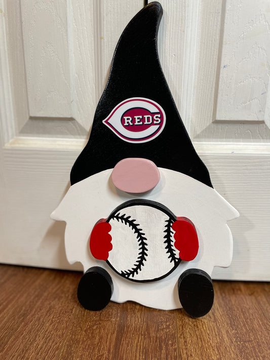 Cincinnati Reds Themed Gnome