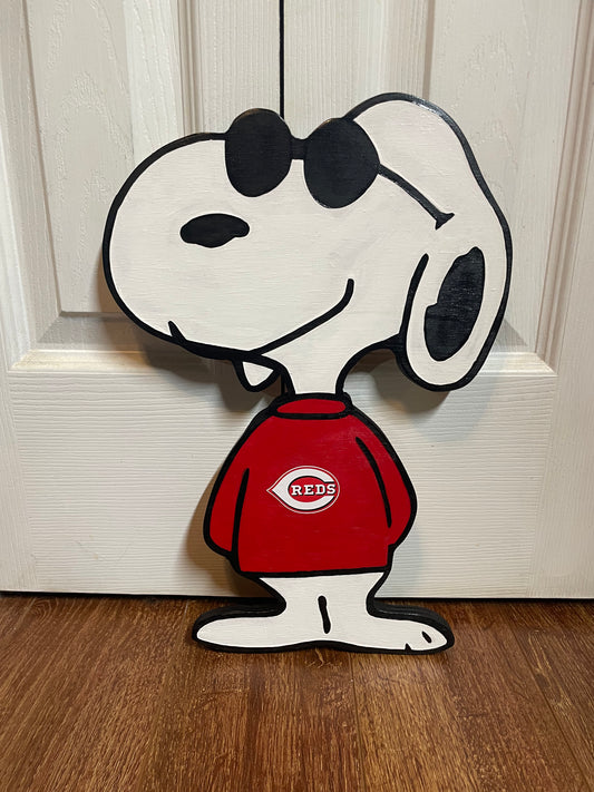 Cincinnati Reds Themed Snoopy