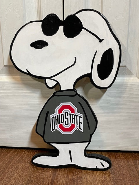 Ohio State Buckeyes Themed Snoopy