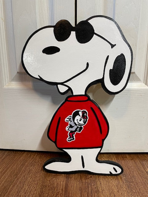 Ohio State Buckeyes Themed Snoopy