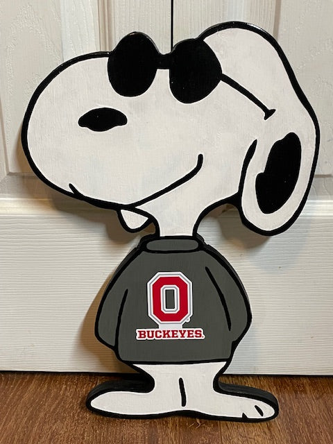 Ohio State Buckeyes Themed Snoopy