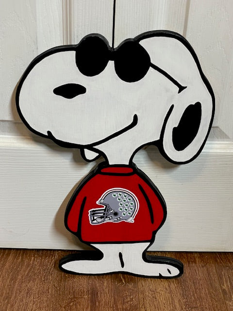 Ohio State Buckeyes Themed Snoopy